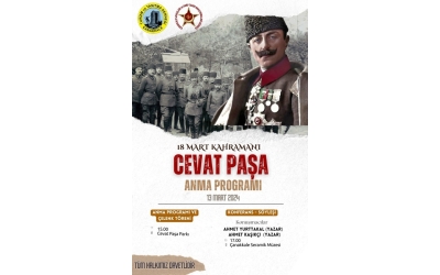Çanakkale 18 Mart Kahramanı Cevat Çobanlı Anma programı 
